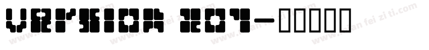 Version 201字体转换